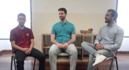 Un café contigo, con los hermanos González Salazar